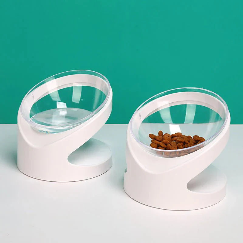 Cat Bowl Pet Diagonal Mouth